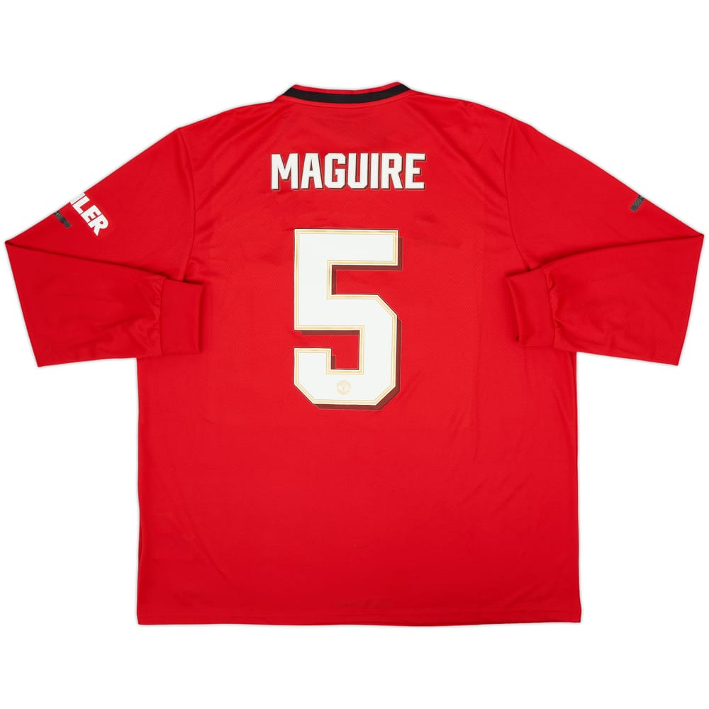 2019-20 Manchester United Home L/S Shirt Maguire #5 (XXL)