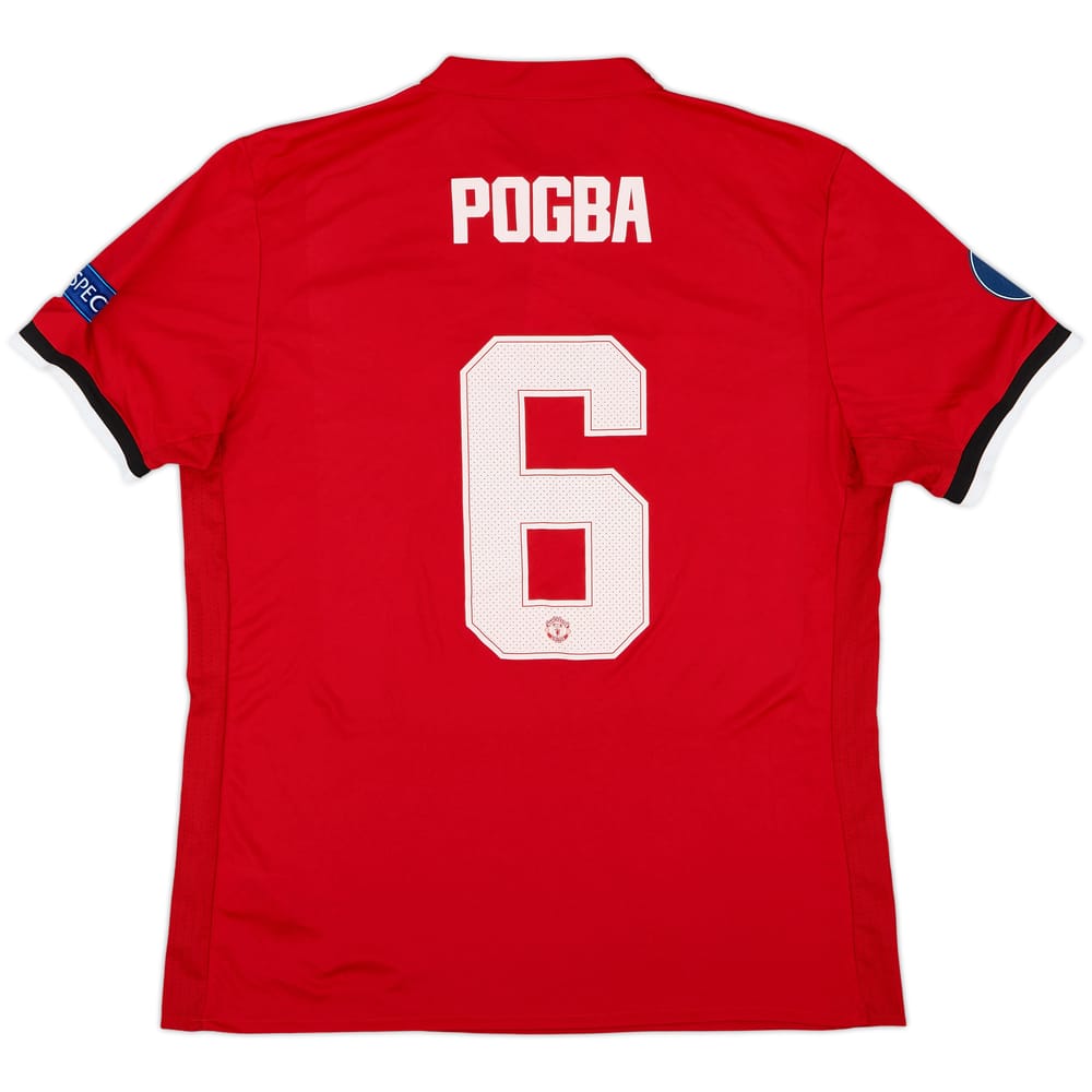 2017-18 Manchester United Home Shirt Pogba #6 (L)