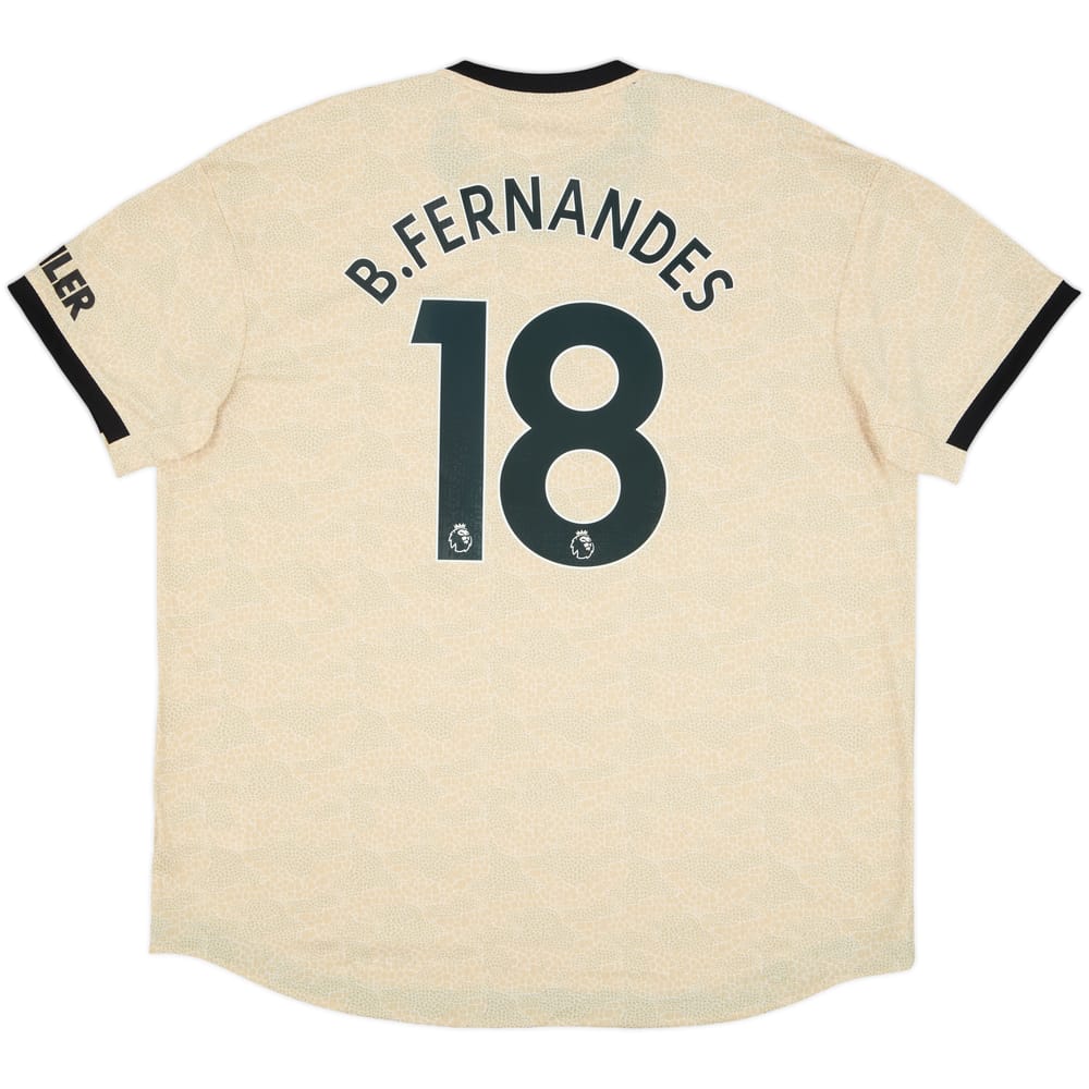 2019-20 Manchester United Authentic Away Shirt B.Fernandes #18 (XXL)
