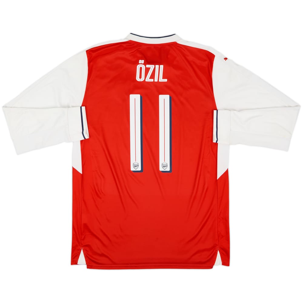 2016-17 Arsenal Home L/S Shirt Ozil #11 - 7/10 - (L)