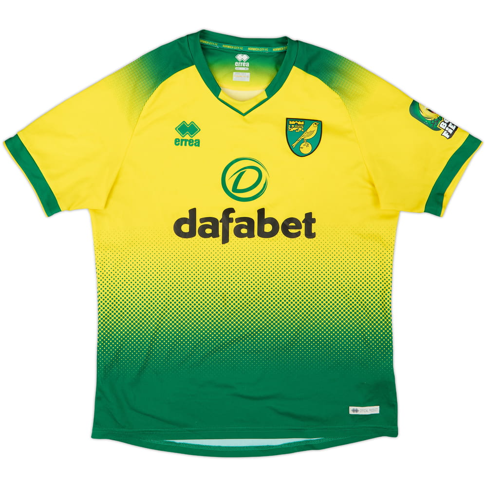 2019-20 Norwich Home Shirt - 8/10 - (XL)