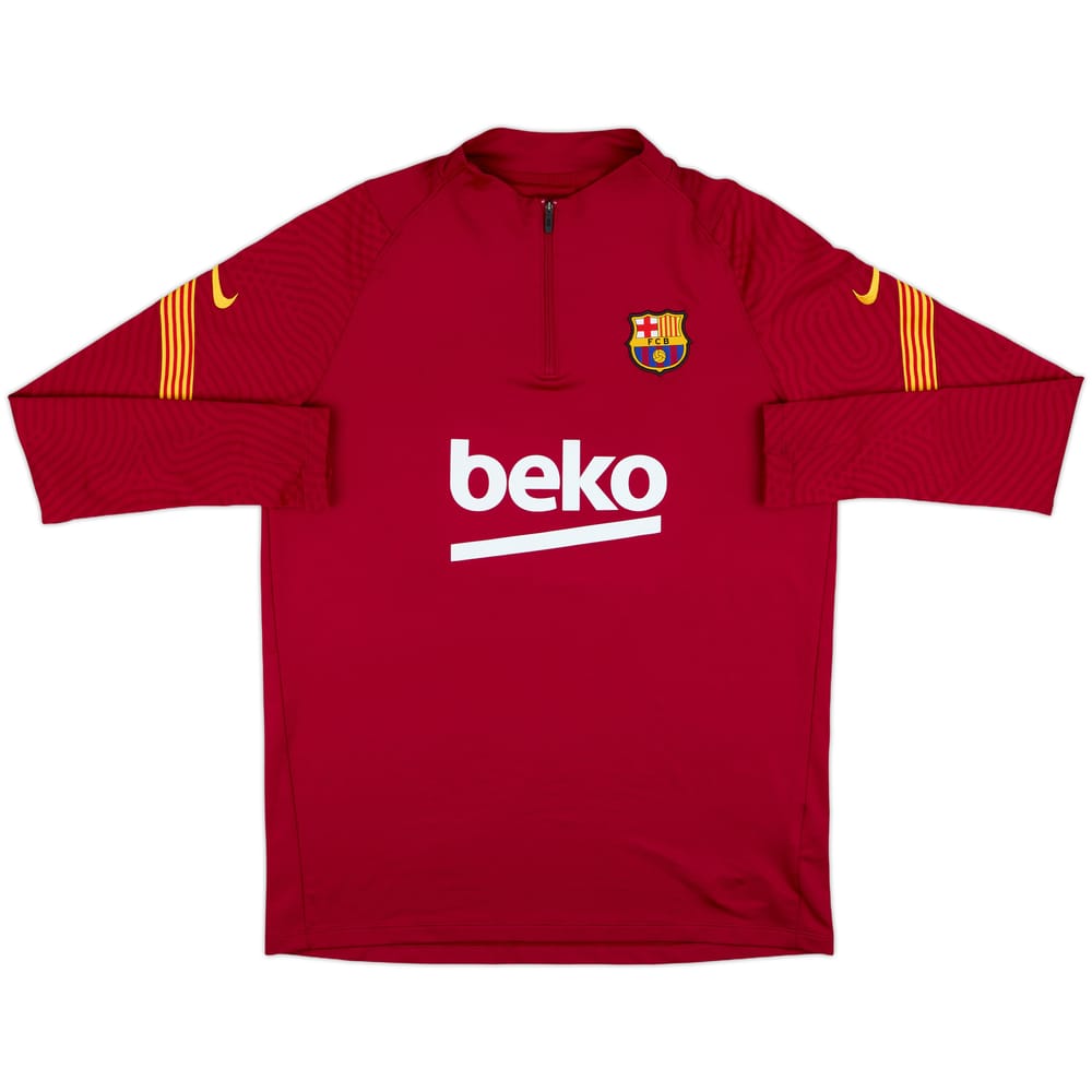2020-21 Barcelona Nike 1/4 Zip Drill Top - 8/10 - (L)