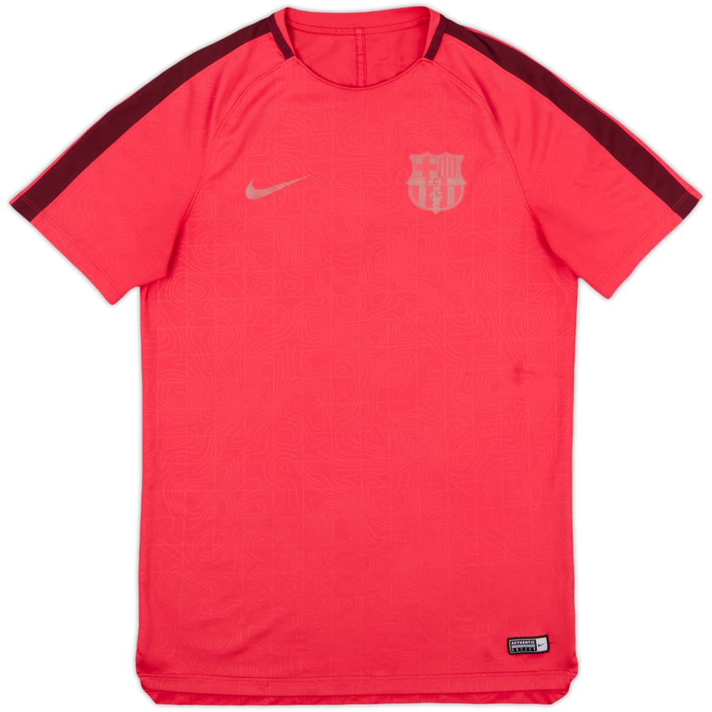 2018-19 Barcelona Nike Training Shirt - 8/10 - (M)
