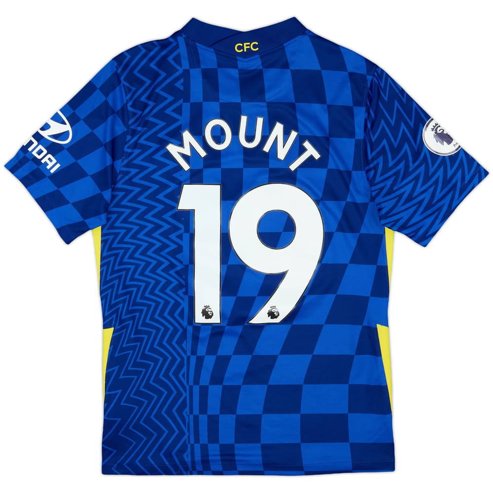 2021-22 Chelsea Home Shirt Mount #19 - 8/10 - (S)
