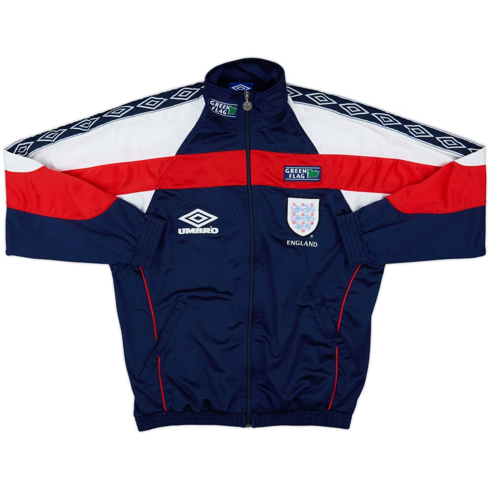 1998-00 England Umbro Track Jacket - 8/10 - (M)