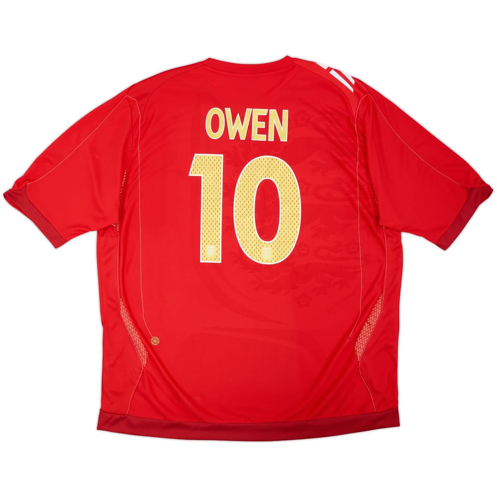 2006-08 England Away Shirt Owen #10 - 8/10 - (XXL)