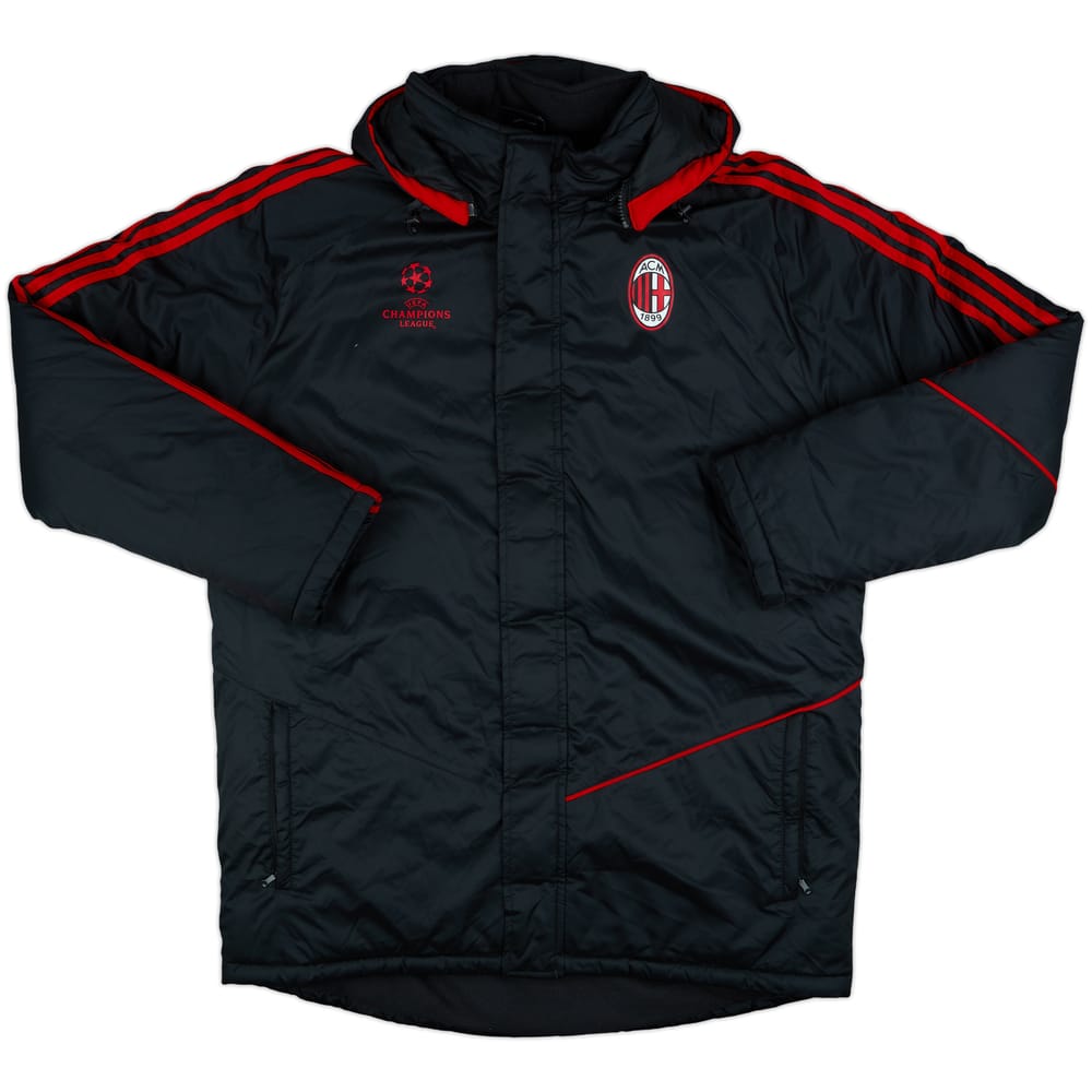 2009-10 AC Milan adidas CL Padded Bench Coat - 9/10 - (XL)