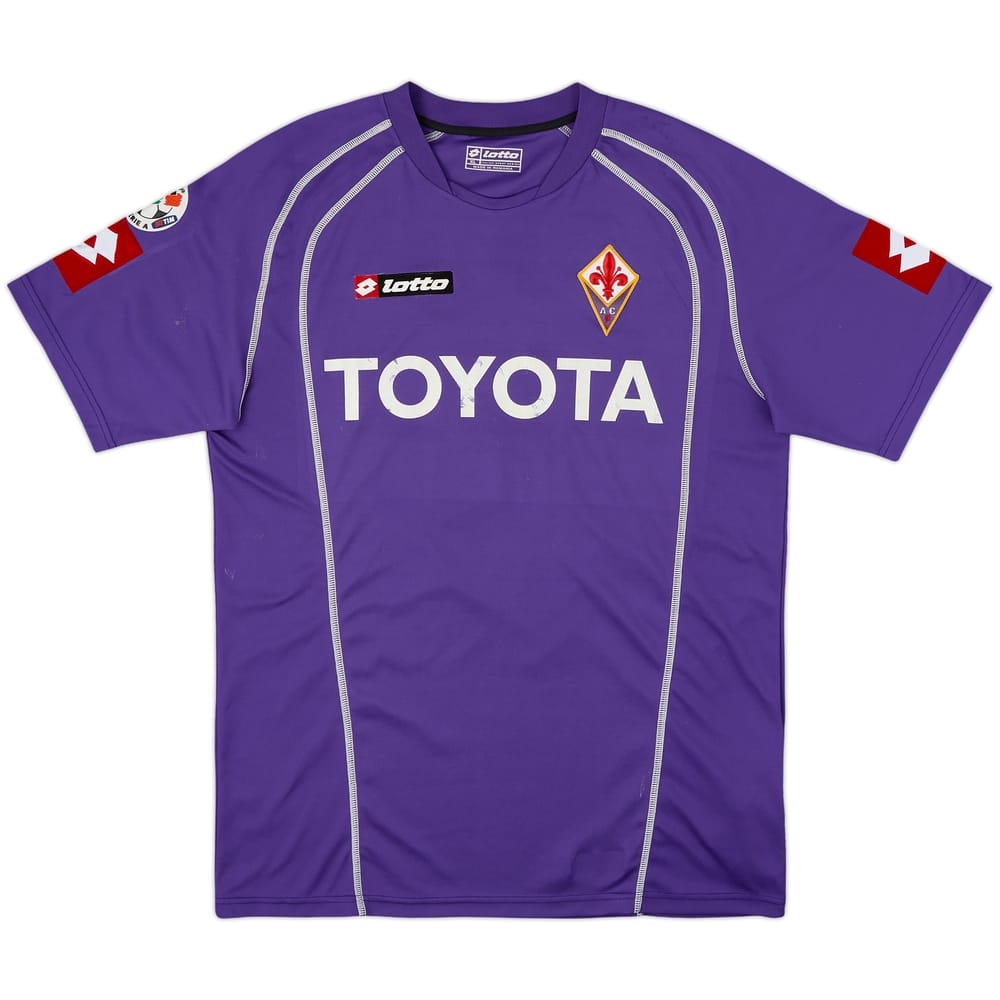 2005-07 Fiorentina Home Shirt Jovetic #8 - 4/10 - (XL)