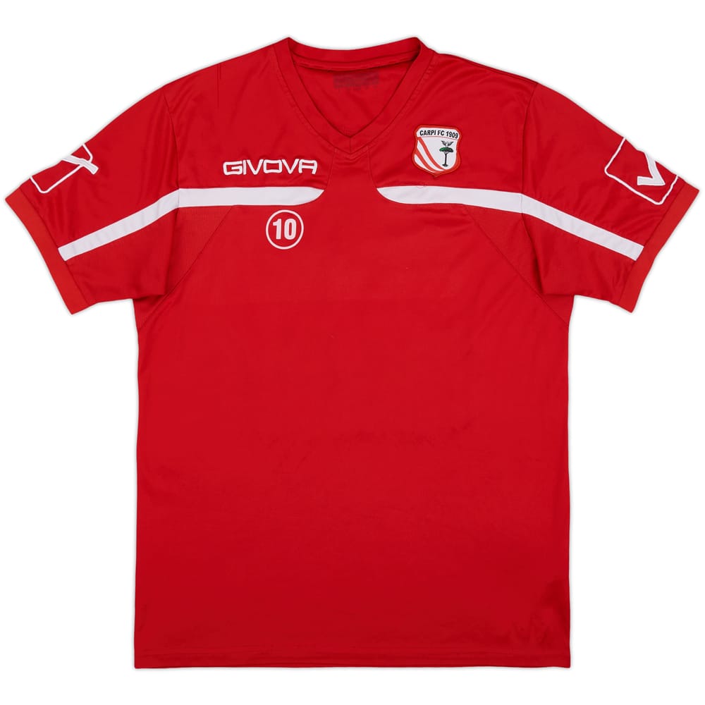 2015-16 Carpi Givova Player Issue Training Shirt #10 - 8/10 - (L)