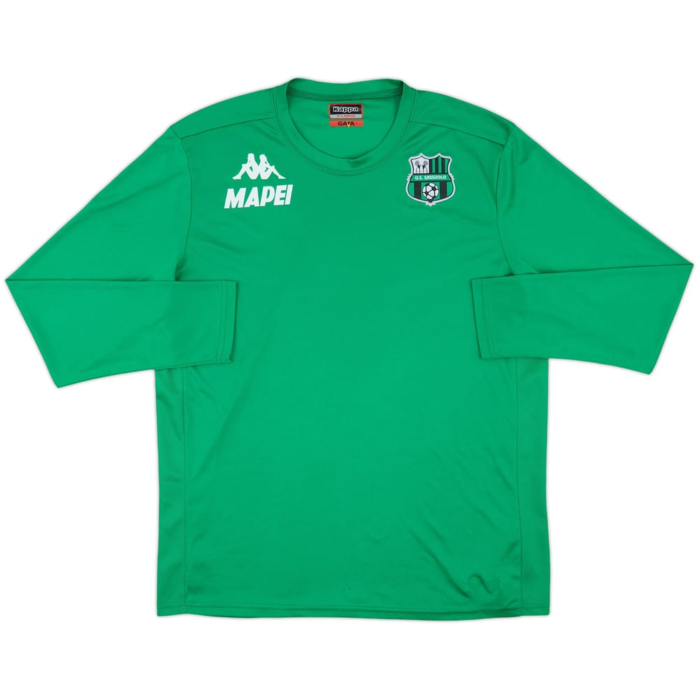 2017-18 Sassuolo Kappa Training L/S Shirt - 8/10 - (XL)