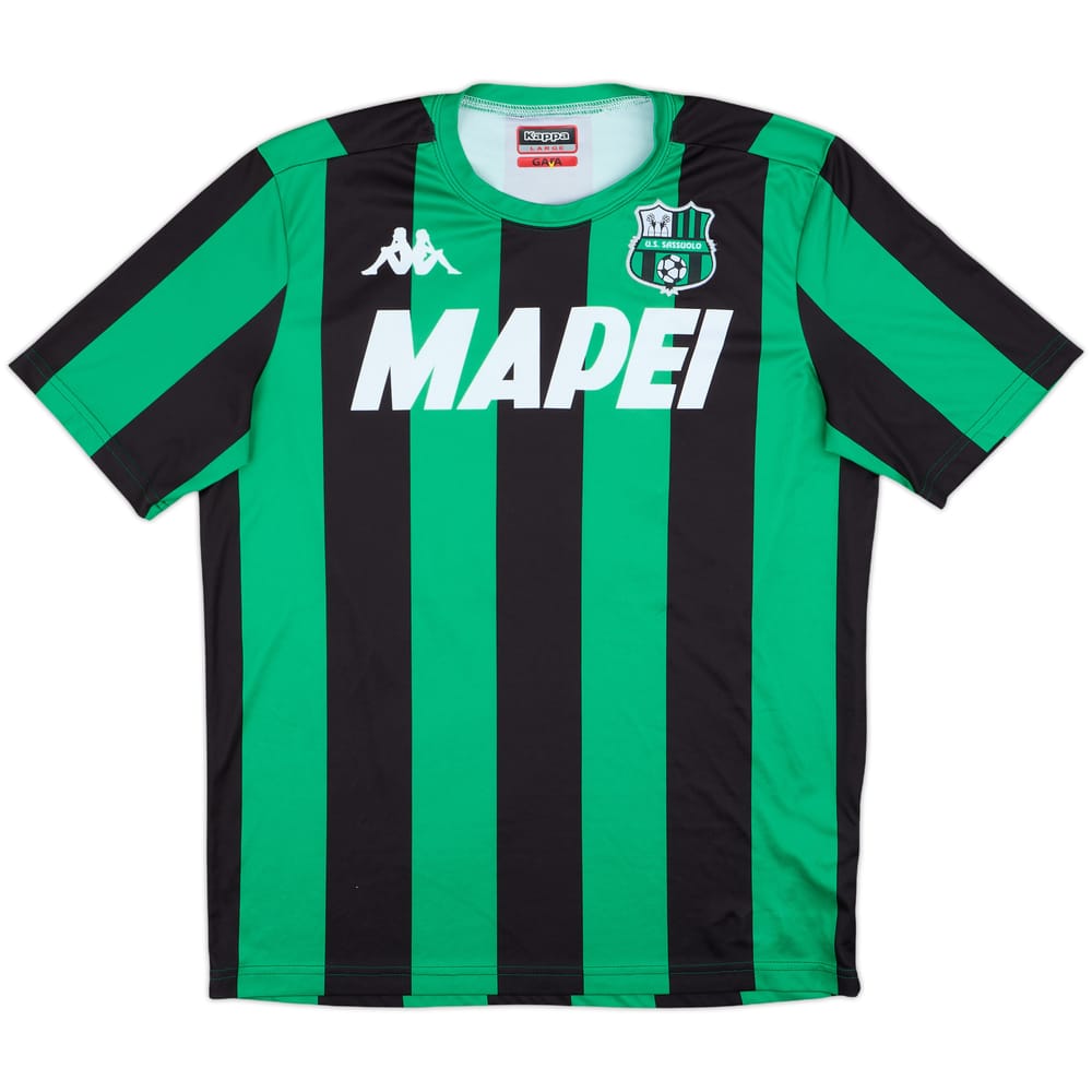 2017-18 Sassuolo Kappa Training Shirt #20 - 8/10 - (L)
