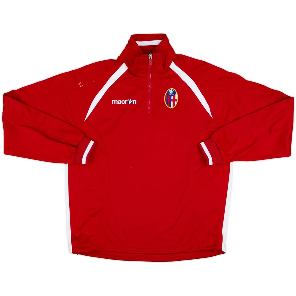 2009-10 Bologna Macron 1/4 Zip Drill Top - 5/10 - (S)