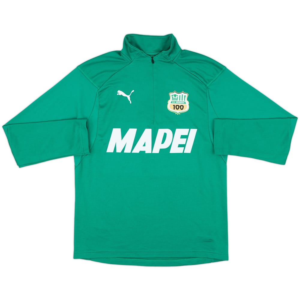 2020-21 Sassuolo Puma 1/4 Zip Drill Top - 7/10 - (M)