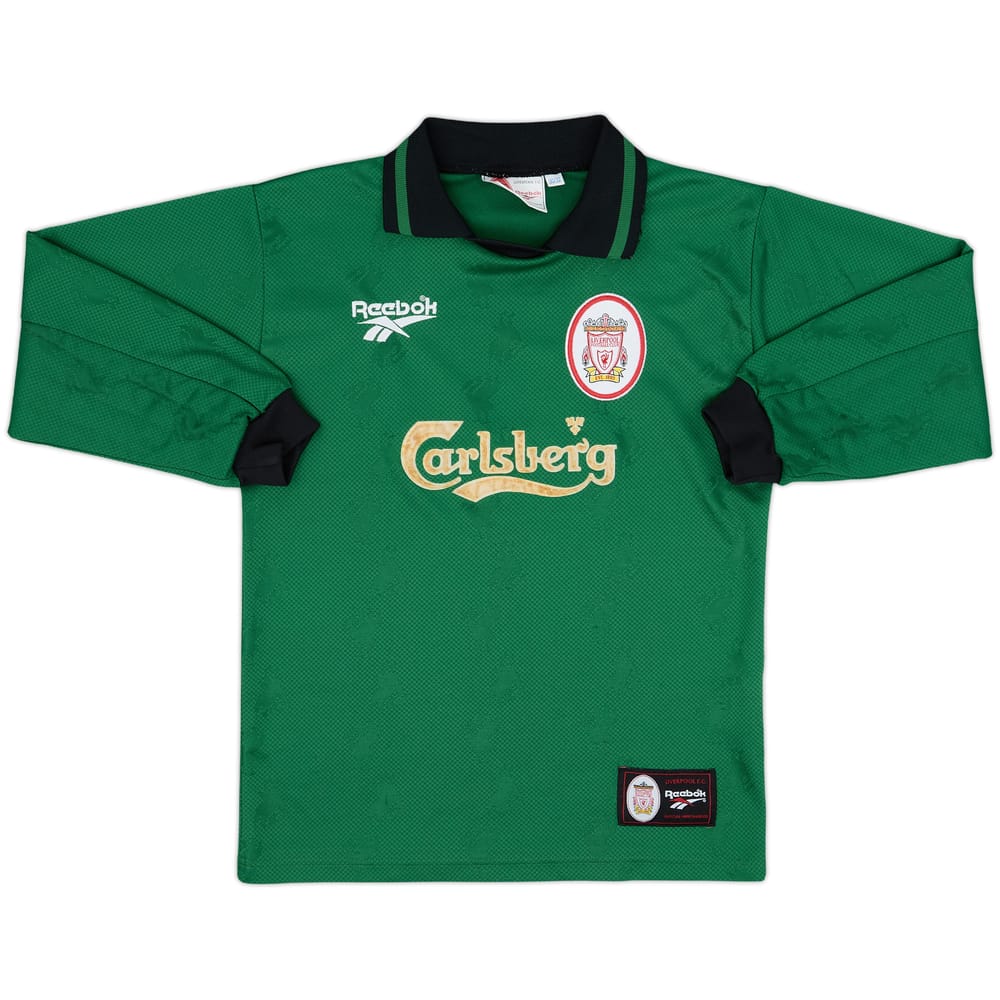 1996-97 Liverpool GK Shirt - 5/10 - (L.Boys)