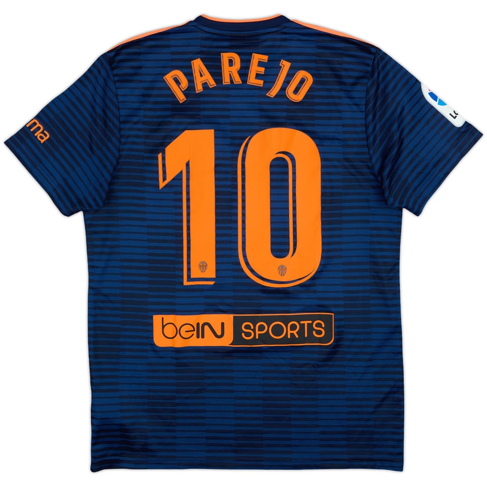 2018-19 Valencia Away Shirt Parejo #10 - 8/10 - (M)