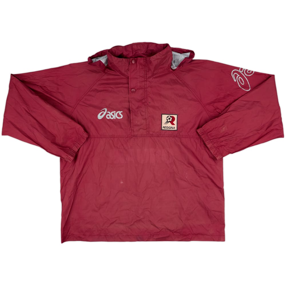 1998-99 Reggina Asics 1/4 Zip Hooded Rain Coat - 5/10 - (XL)