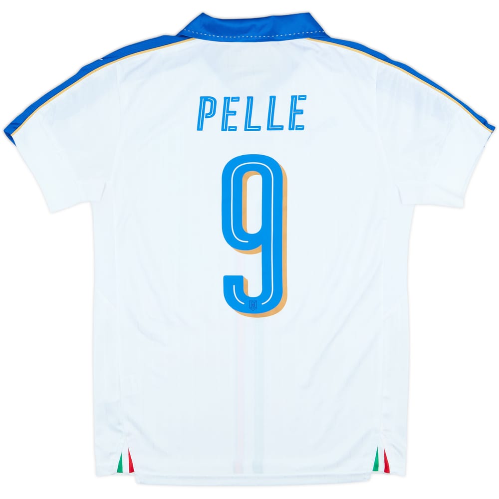 2016-17 Italy Away Shirt Pelle #9 - 8/10 - (M)