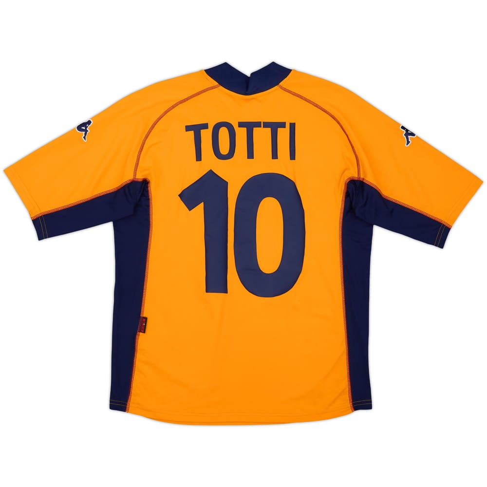 2001-02 Roma Fourth Shirt Totti #10 - 7/10 - (XL)