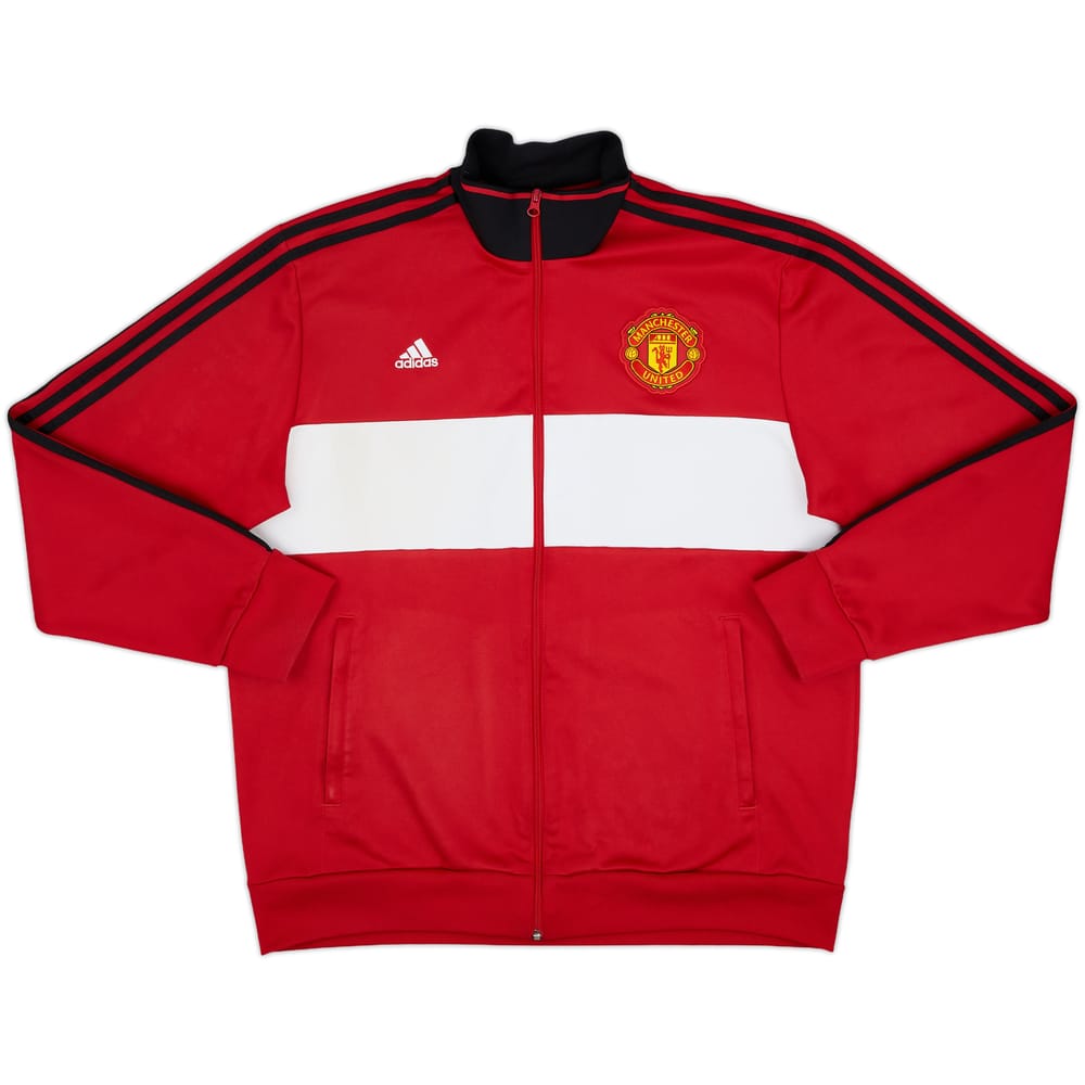 2017-18 Manchester United adidas Track Jacket - 8/10 - (XL)