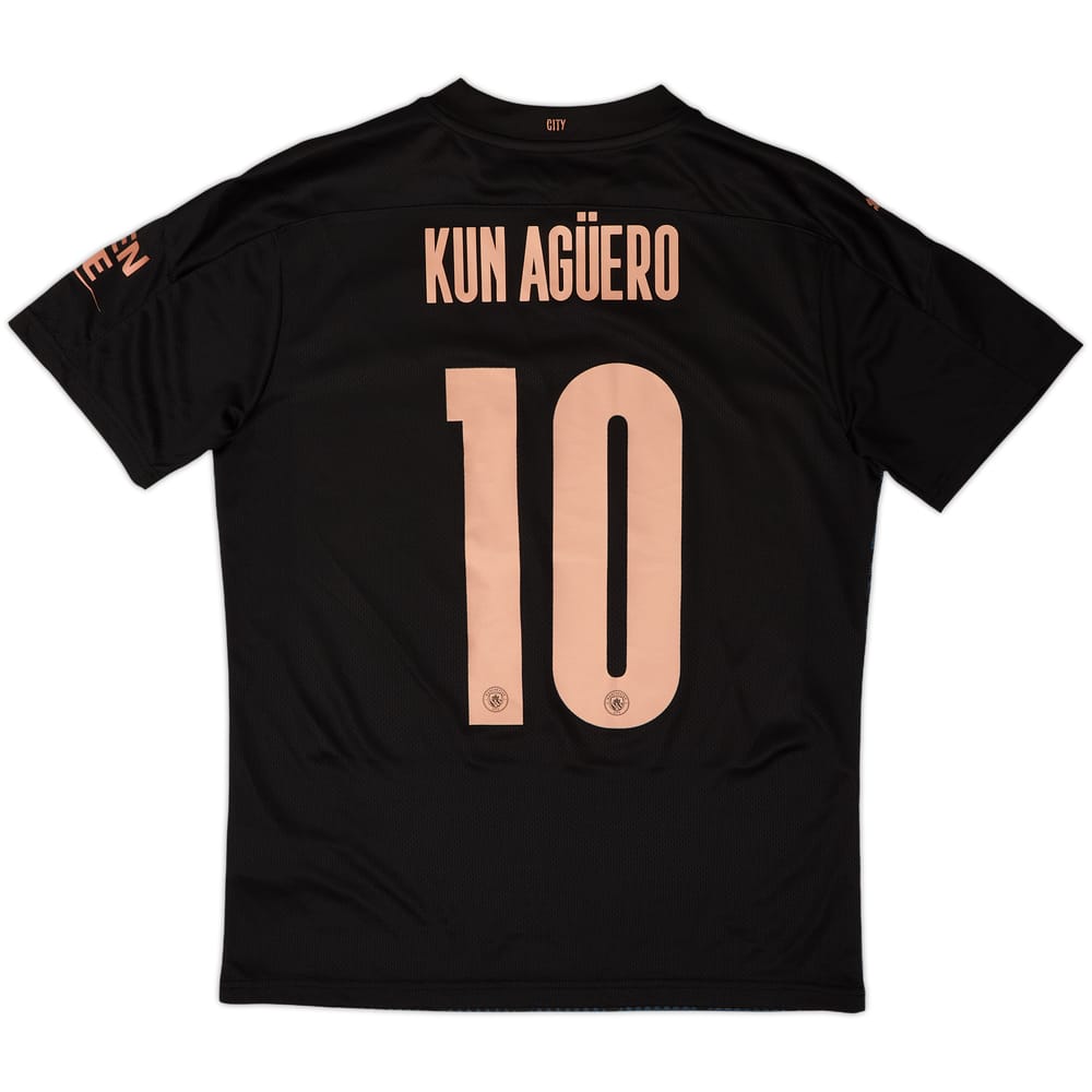 2020-21 Manchester City Away Shirt Kun Aguero #10 - 9/10 - (M)