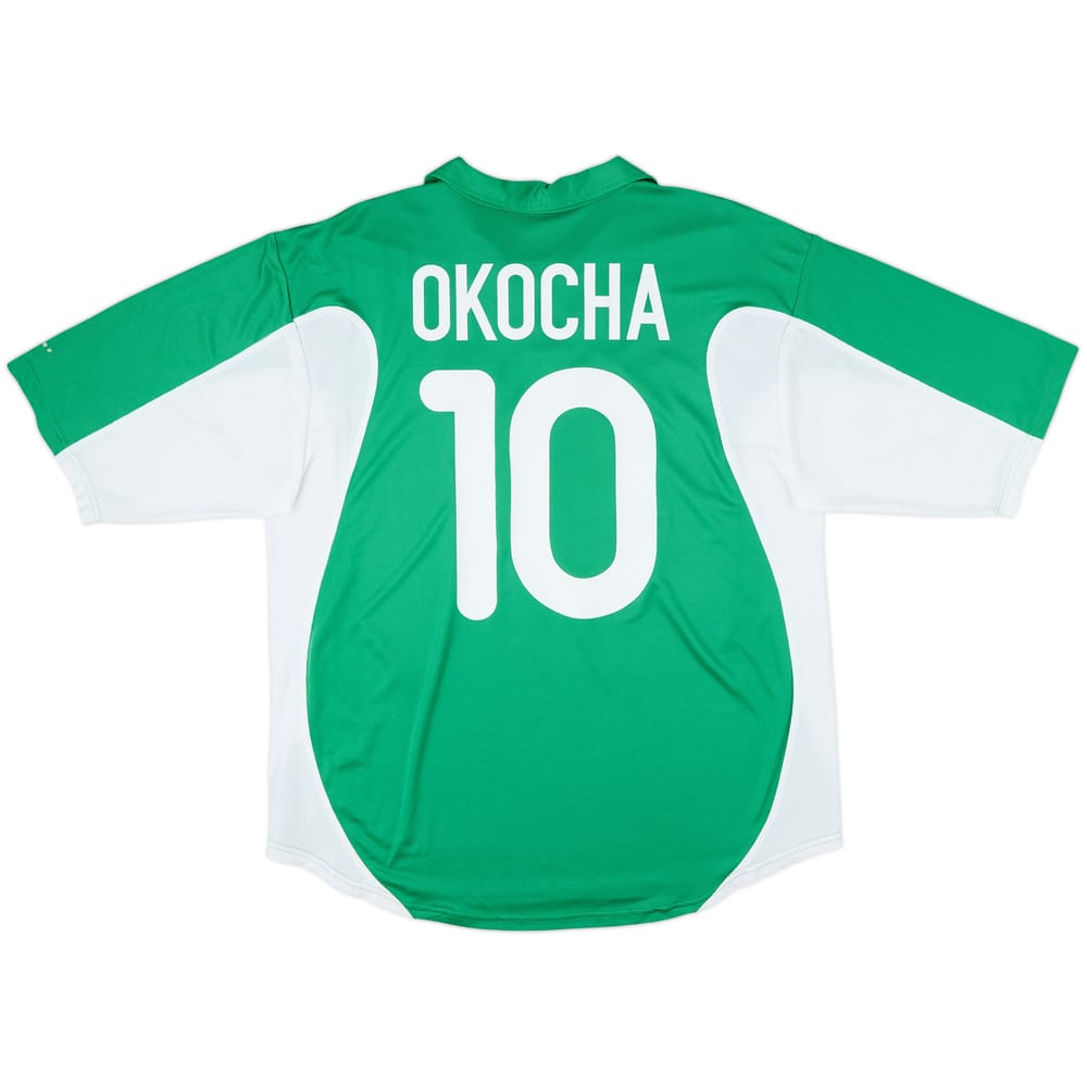 2000-01 Nigeria Home Shirt Okocha #10 - 8/10 - (L)