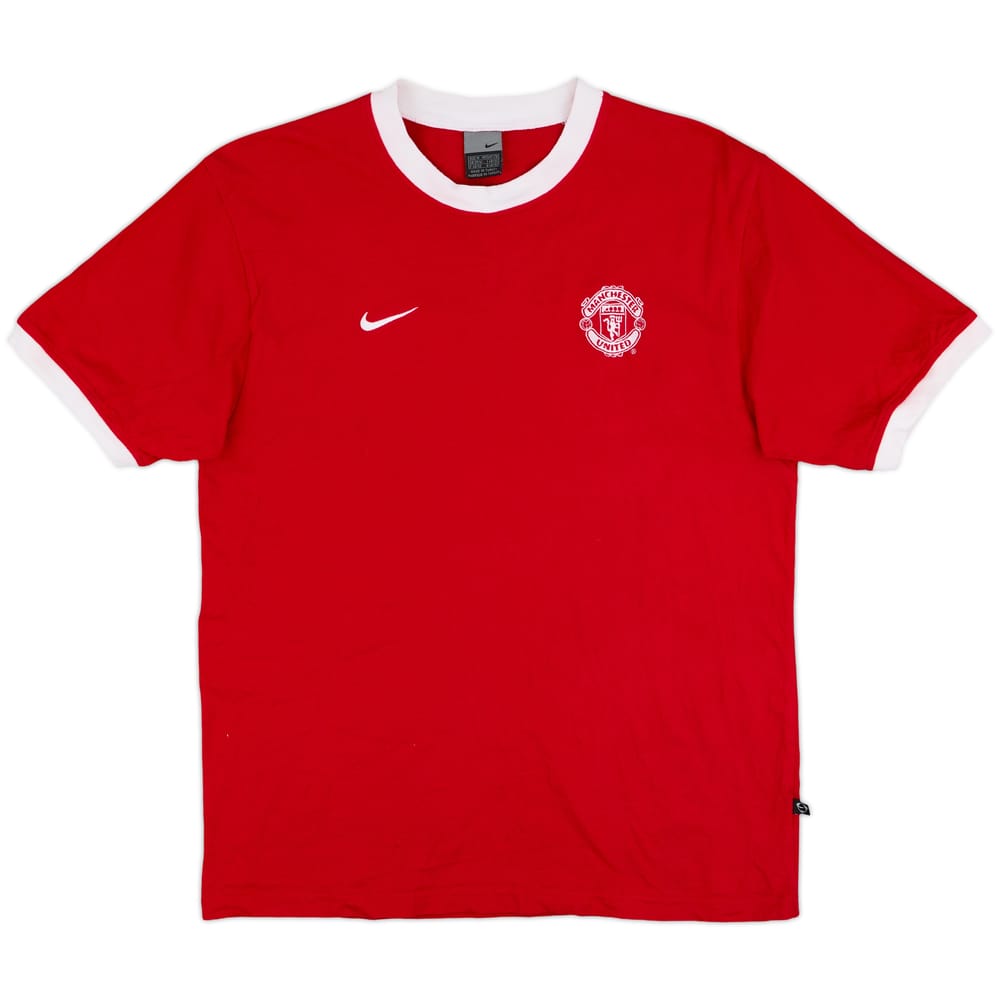 2003-04 Manchester United Nike Cotton Tee - 7/10 - (M)