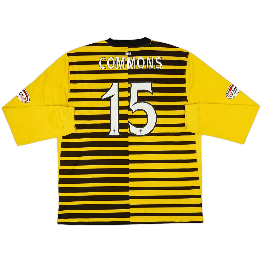 2011-12 Celtic Third L/S Shirt Commons #15 - 7/10 - (XL)