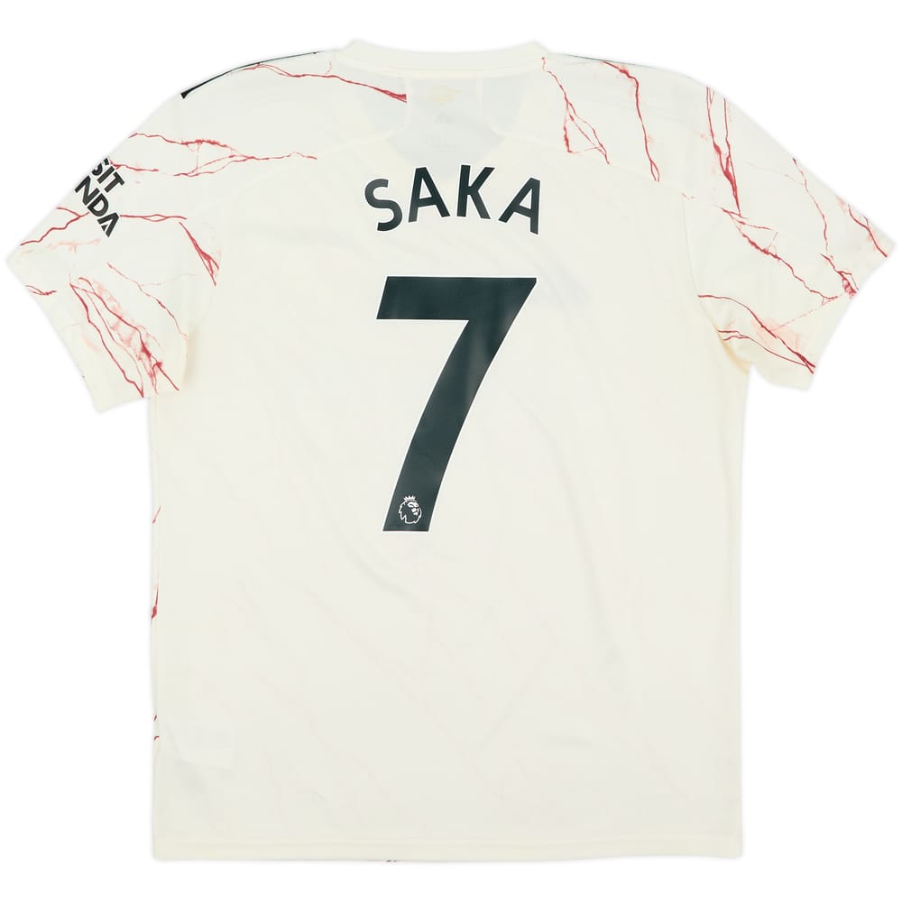 2020-21 Arsenal Away Shirt Saka #7 - 8/10 - (L)
