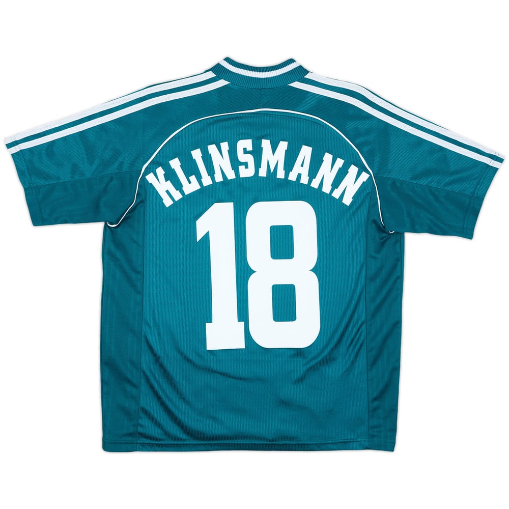 1998-00 Germany Away Shirt Klinsmann #18 - 9/10 - (XL.Boys)