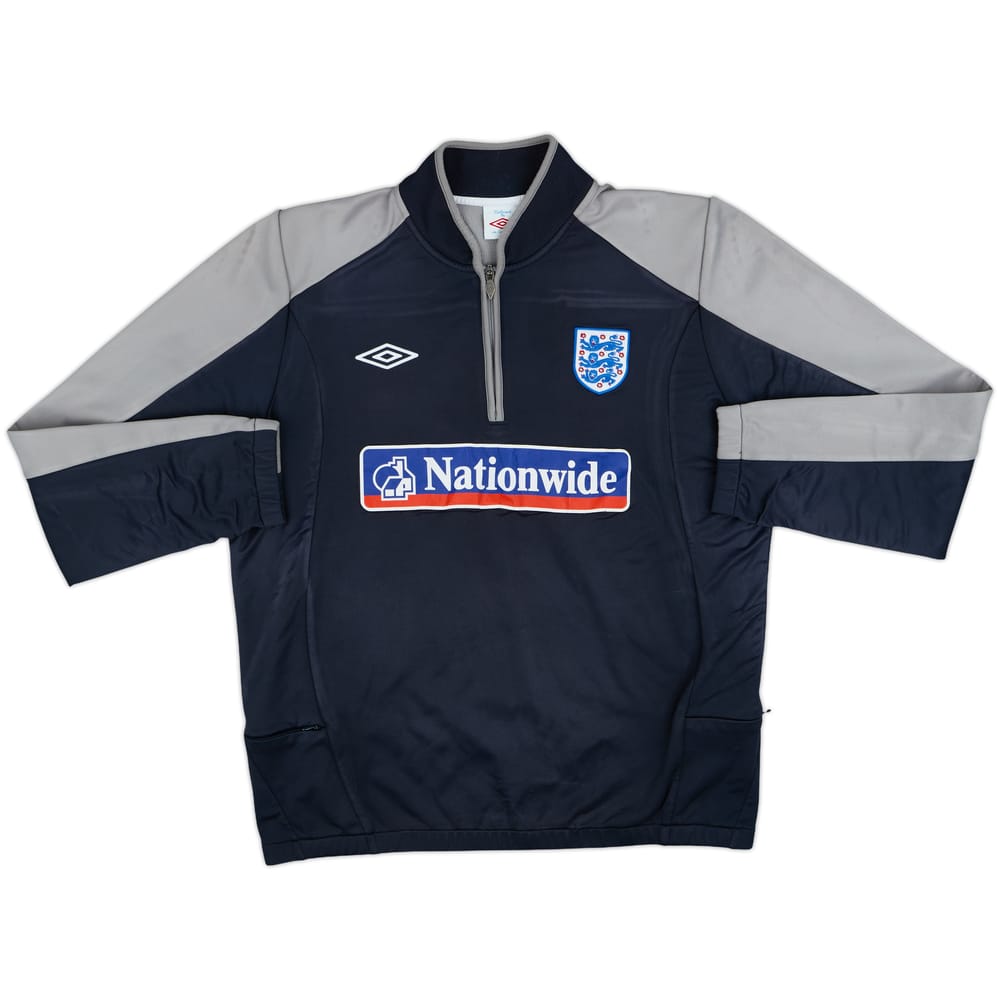 2010-11 England Umbro 1/2 Zip Track Jacket - 5/10 - (M)