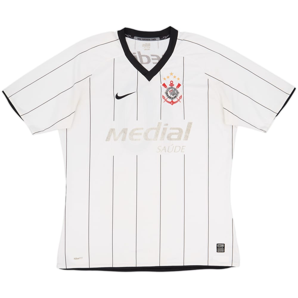 Camiseta de local del Corinthians 2008 #10 - 5/10 - (XXL)