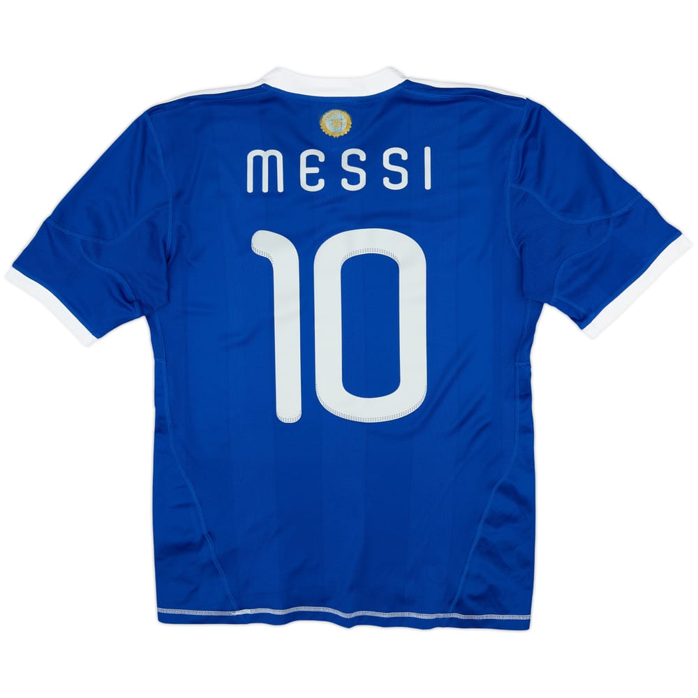 2010-11 Argentina Away Shirt Messi #10 - 8/10 - (M)