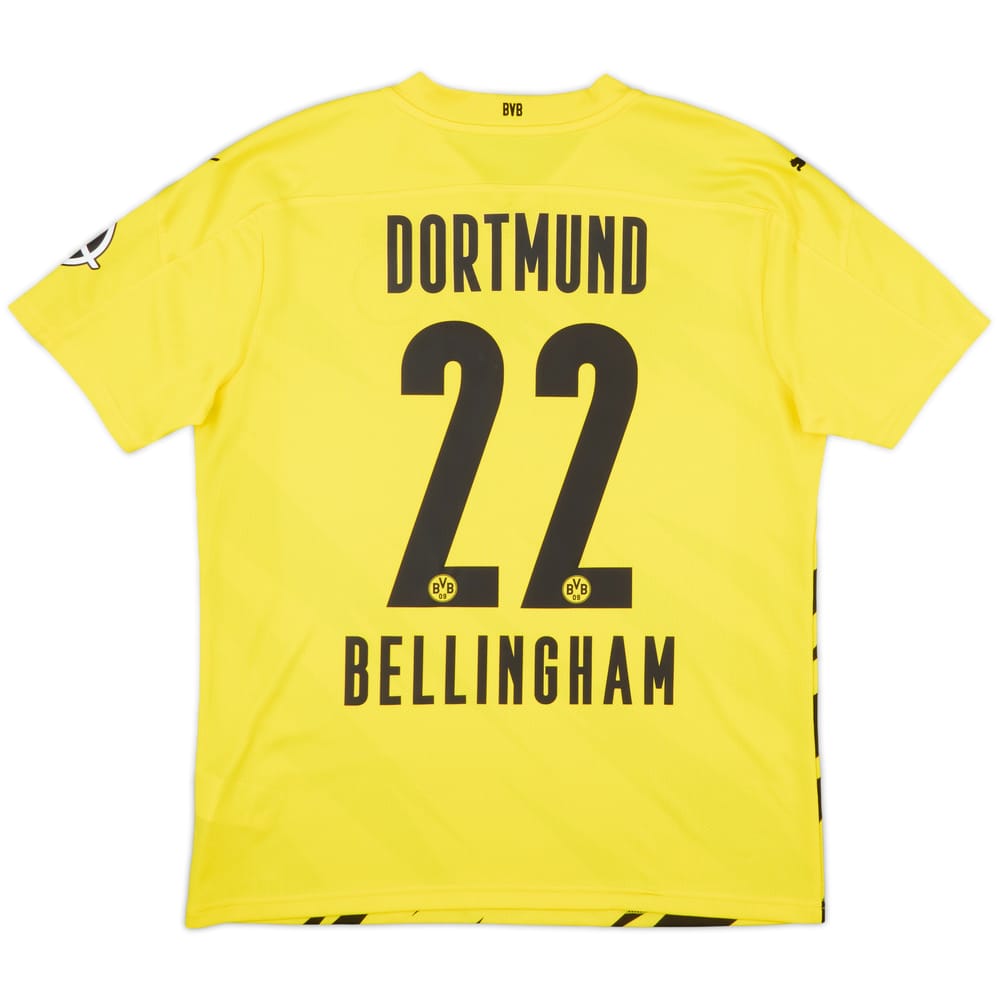 2020-21 Borussia Dortmund Home Shirt Bellingham #22 - 9/10 - (L)