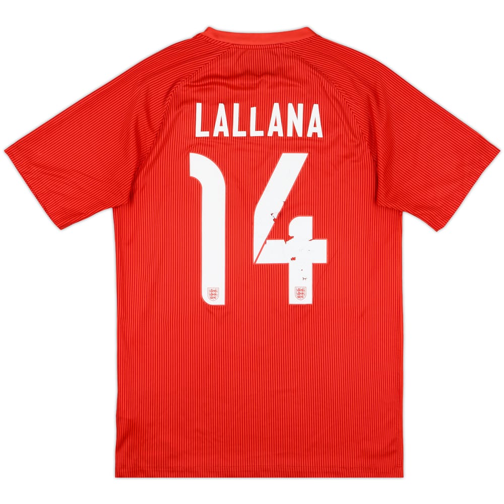 2014-15 England Away Shirt Lallana #14 - 4/10 - (S)