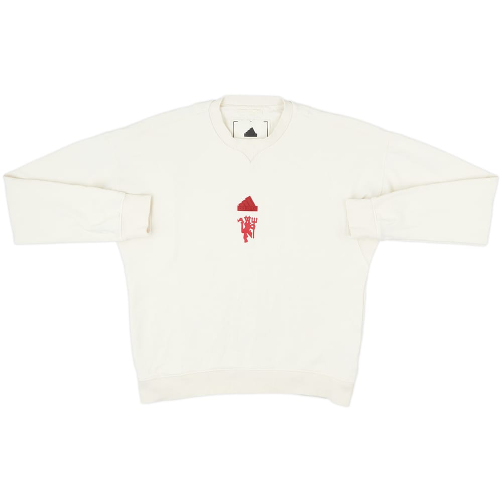 2023-24 Manchester United adidas Sweat Top - 5/10 - (XS)