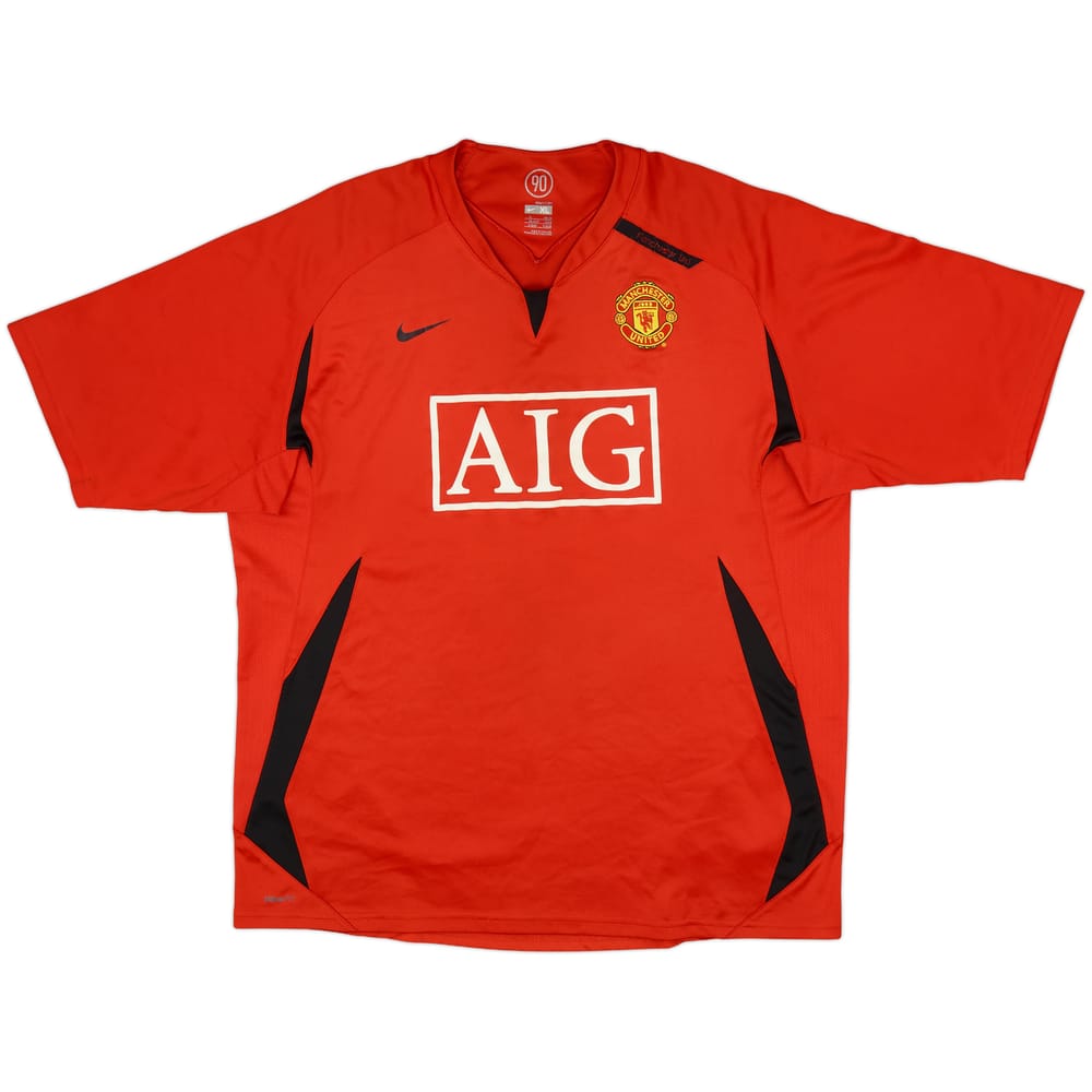 2007-08 Manchester United Nike Training Shirt - 7/10 - (XL)
