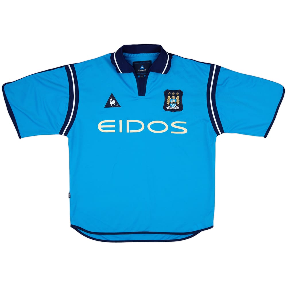 2001-02 Manchester City Home Shirt - 8/10 - (M)