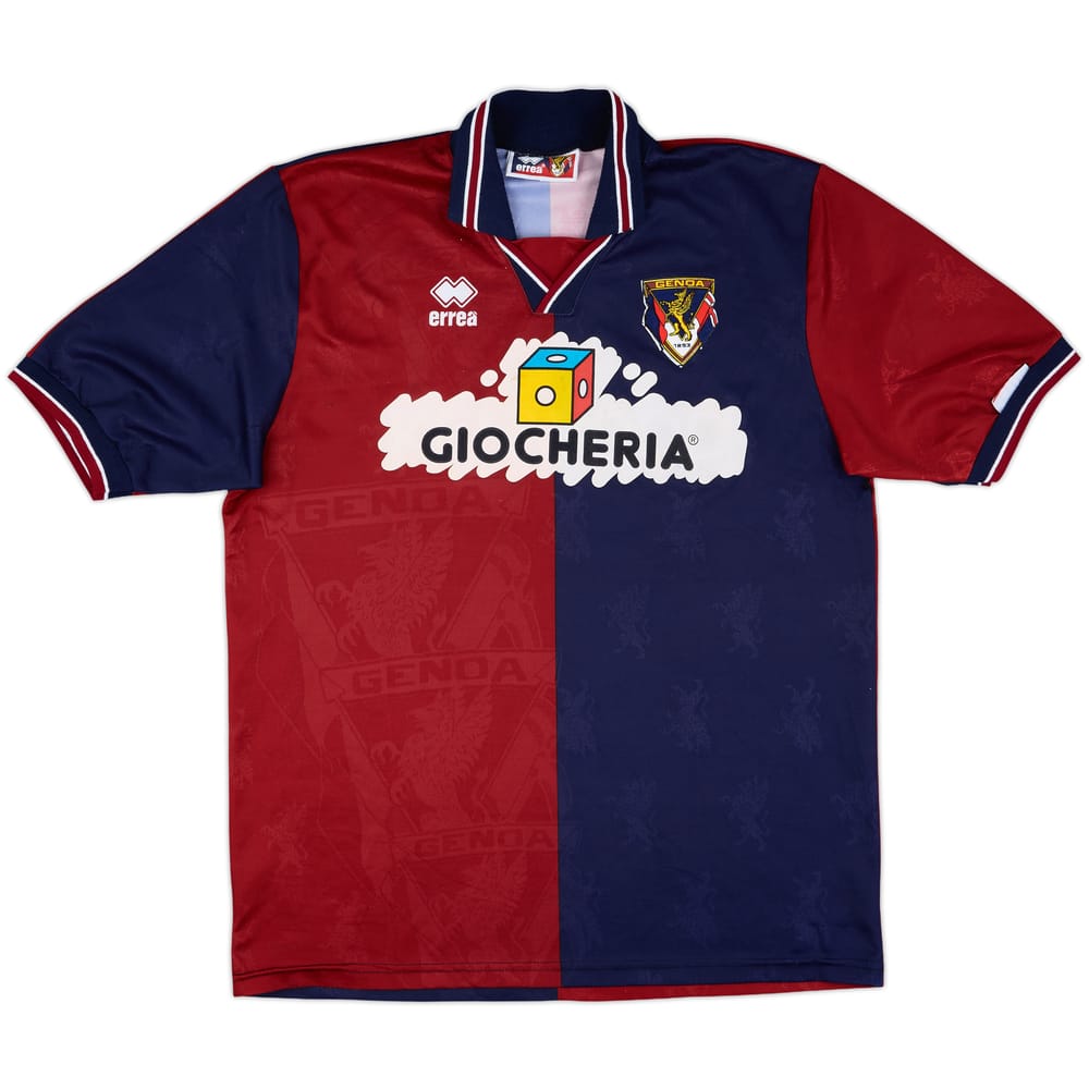 1995-96 Genoa Home Shirt - 8/10 - (XL)