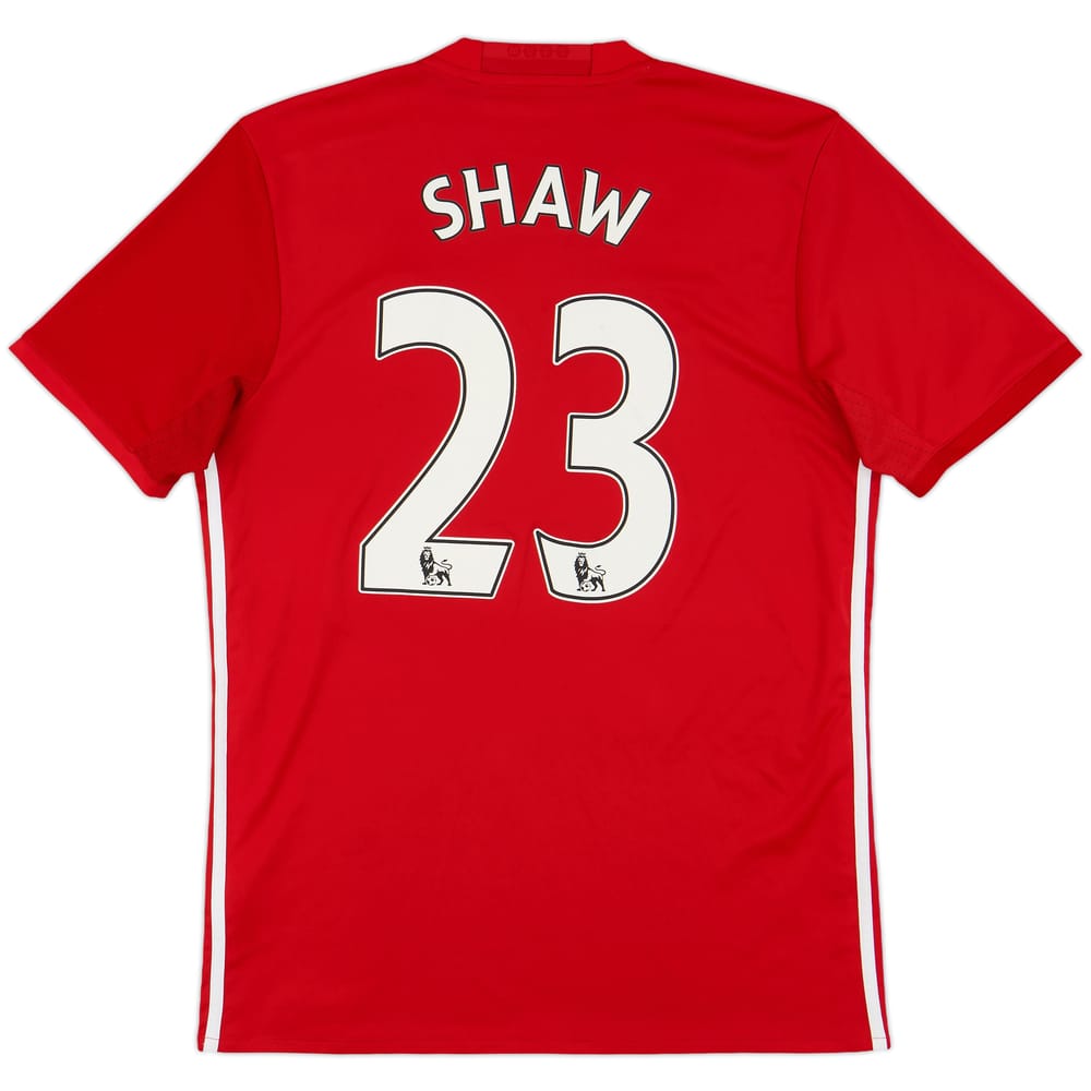 2016-17 Manchester United Home Shirt Shaw #23 - 7/10 - (M)