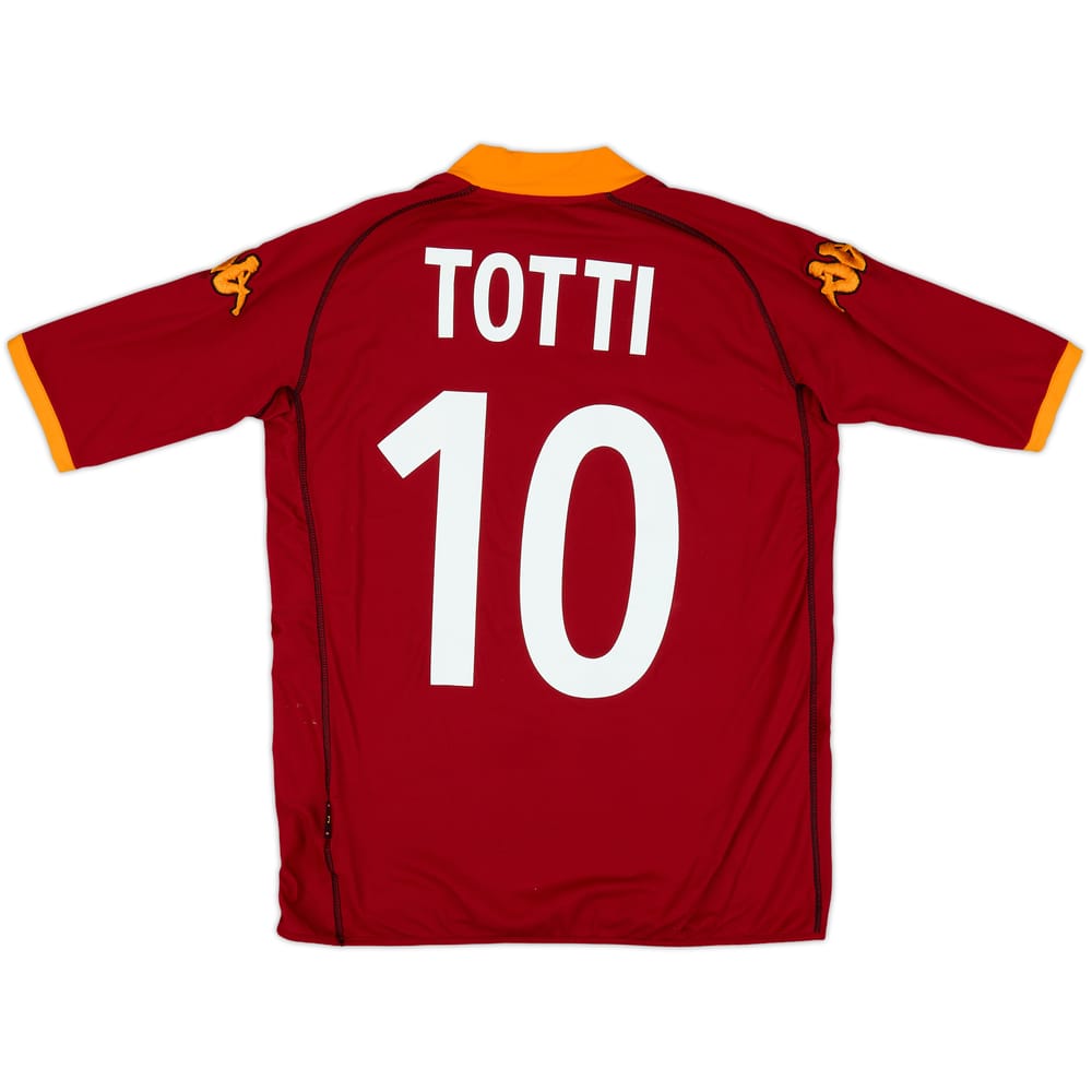 2002-03 Roma Home Shirt Totti #10 - 5/10 - (M)