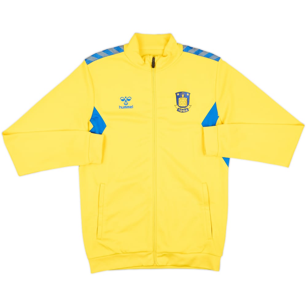 2023-24 Brondby Hummel Track Jacket - 8/10 - (L.Boys)