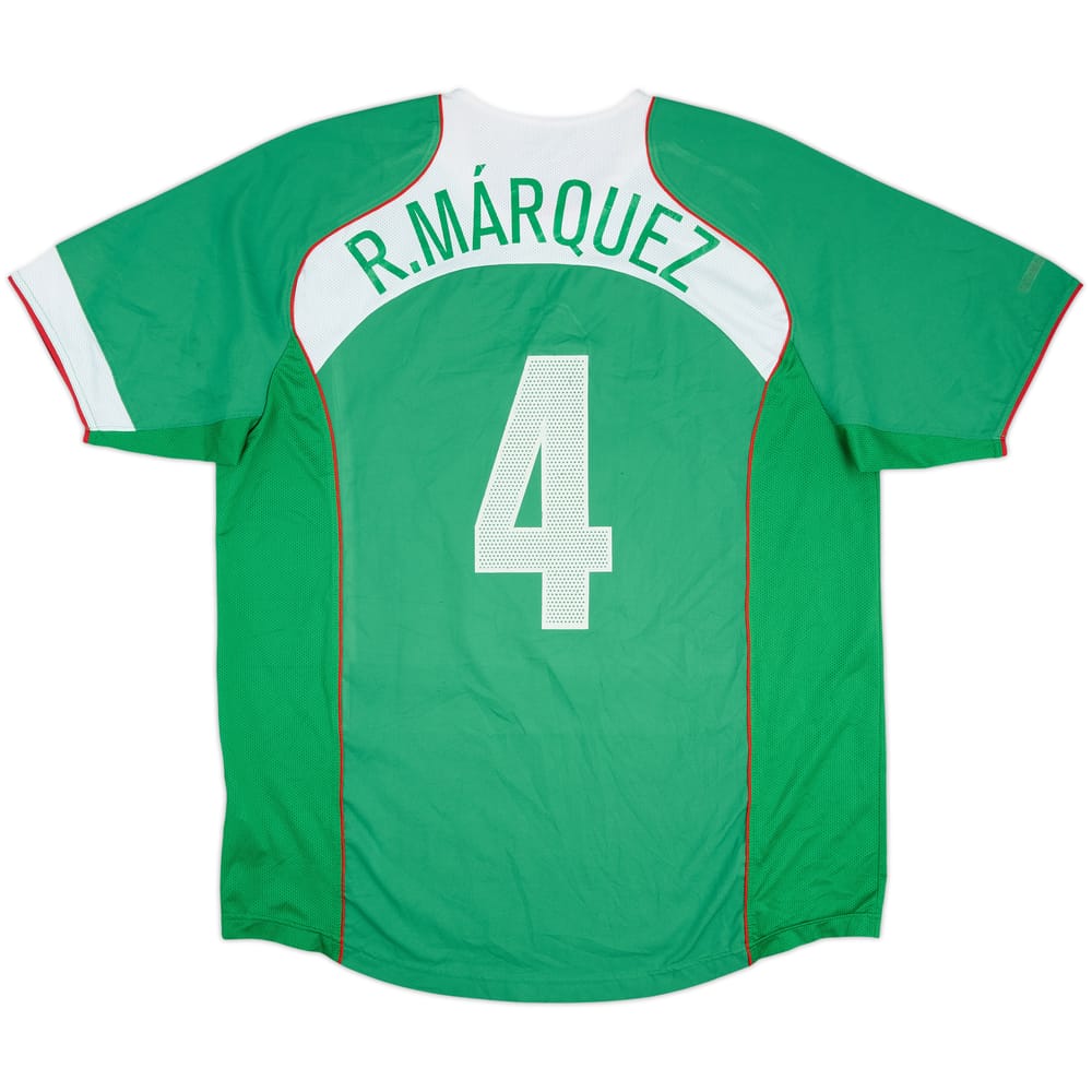2005 Mexico Home Shirt R. Marquez #4 - 7/10 - (XL)