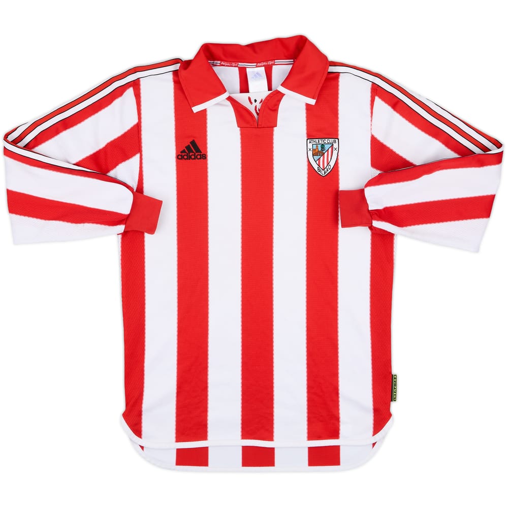1999-01 Athletic Bilbao Player Issue Home L/S Shirt - 8/10 - (S)