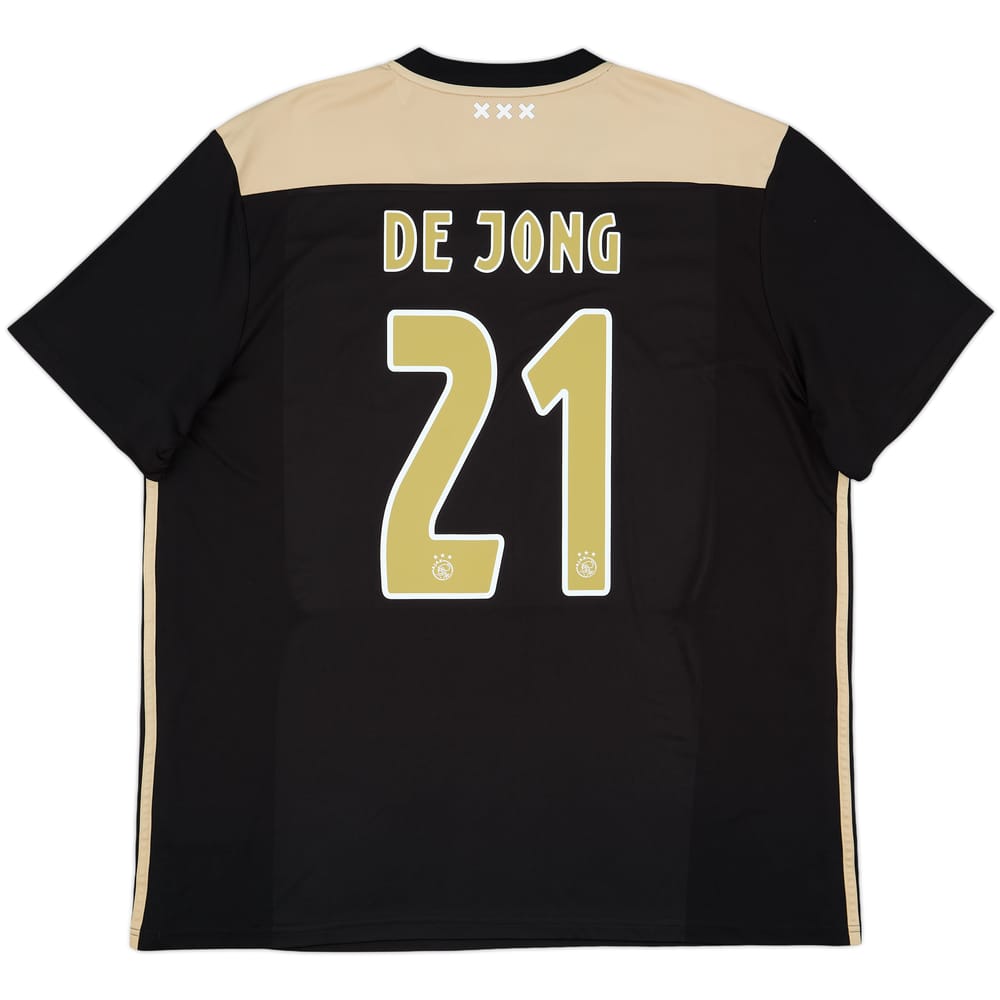 2018-19 Ajax Away Shirt De Jong #21 - 9/10 - (XXL)