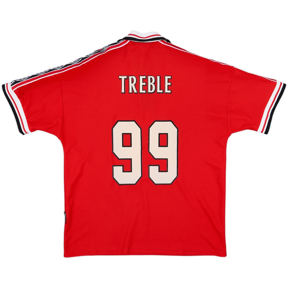 1998-00 Manchester United Home Shirt Treble #99 - 5/10 - (L)
