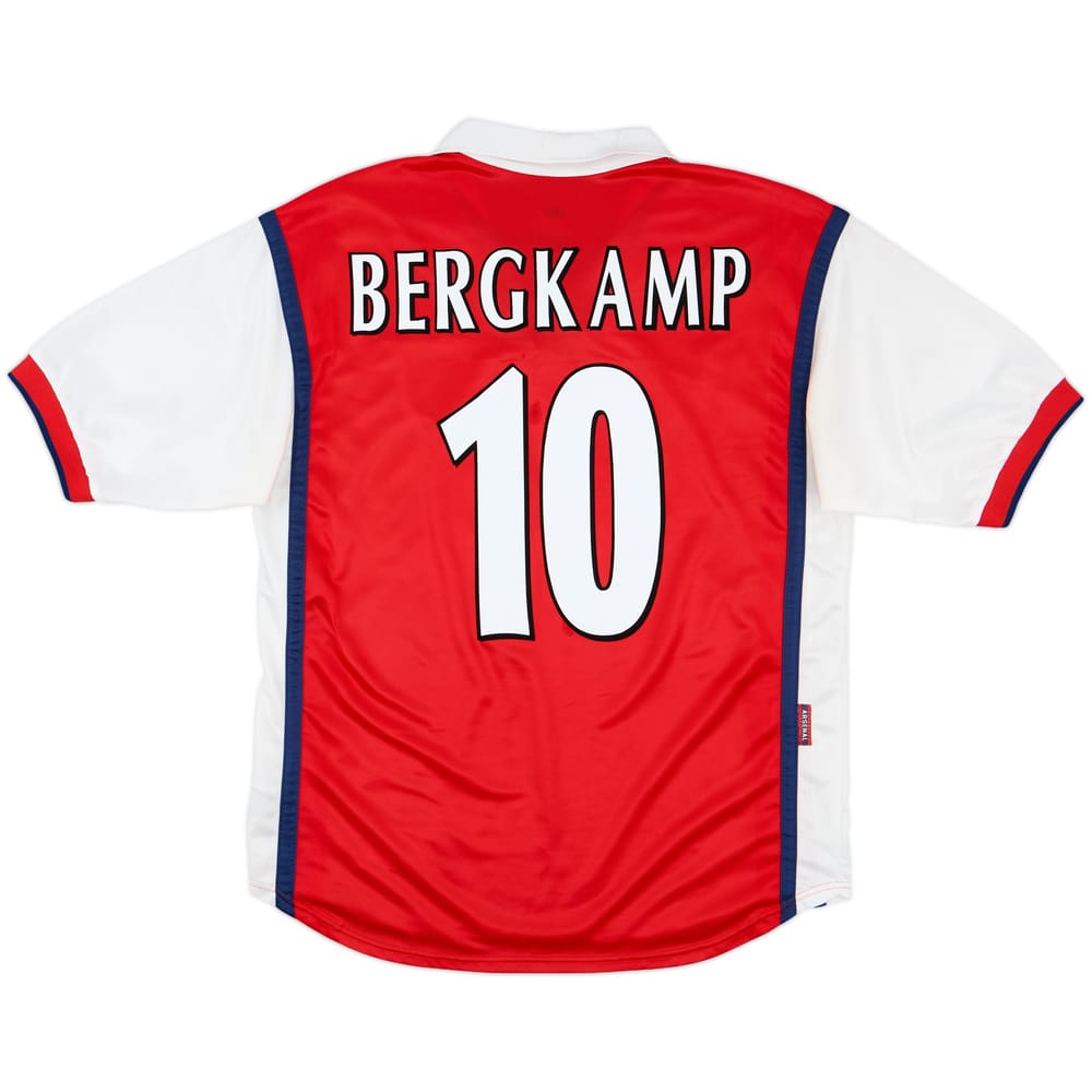 1998-99 Arsenal Home Shirt Bergkamp #10 - 8/10 - (M)