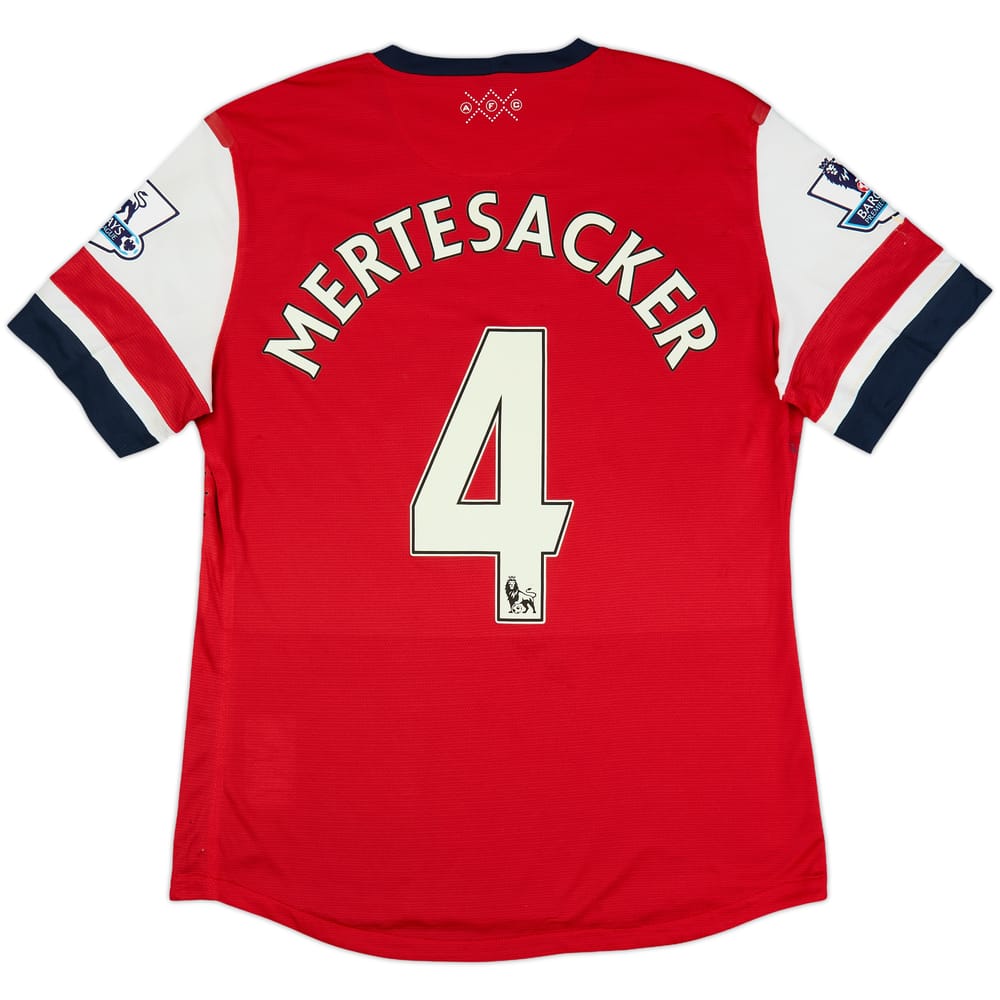 2012-14 Arsenal Player Issue Home Shirt Mertesacker #4 - 6/10 - (XL)