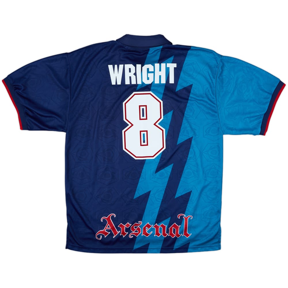 1995-96 Arsenal Away Shirt Wright #8 - 9/10 - (XXL)