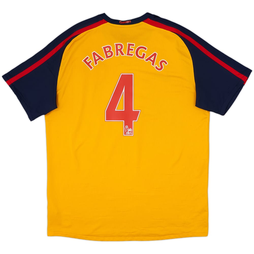 2008-09 Arsenal Away Shirt Fabregas #4 - 5/10 - (XL)