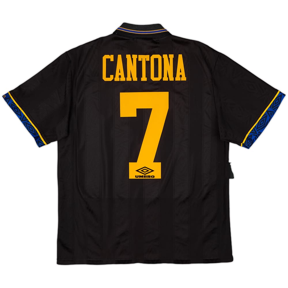 1993-95 Manchester United Away Shirt Cantona #7 - 9/10 - (M)